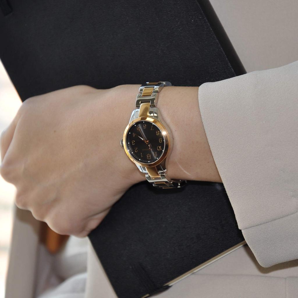 Watch ALLIANCE XS Stainless Steel Case Black Dial Stainless Steel Bracelet Gift 241841 [Victorinox] (316L) 2-tone [