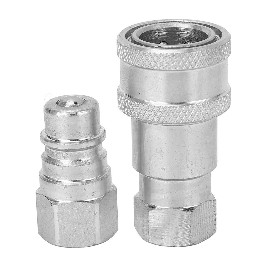 Hydraulic Quick Coupler Hardened Steel Male and Female 14in NPT Hydraulic Quick Connect Fittings