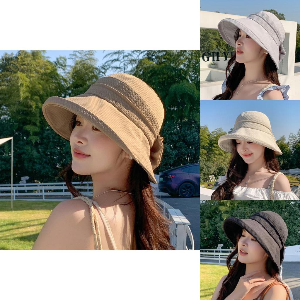 Summer Fashion Wide Brim Sun Hat With Large Sunshade For Women Outdoor Sun Protection