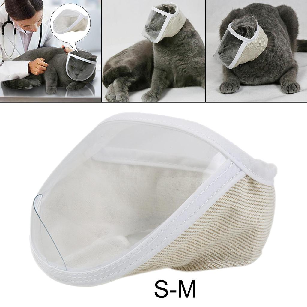 Transparent Cat Muzzle Anti Bite , Prevent from Cats Biting and Chewing for Aggressive Cat Professional Keep YOU Safe Breathable