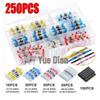 250PCS Waterproof Solder Ring Heat Shrink Terminals Set with Box