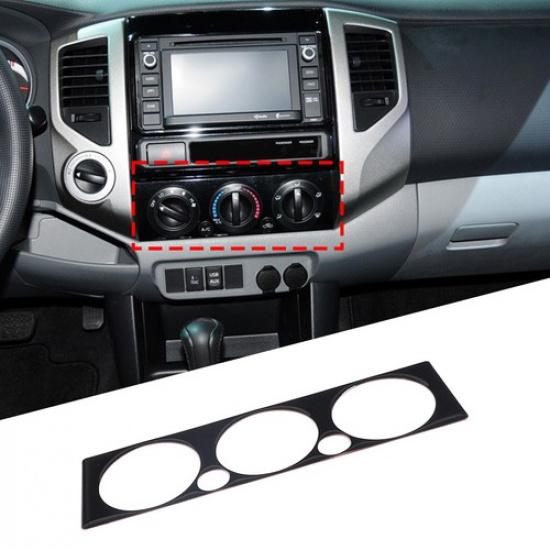 Glossy Piano Black Console AC Climate Switch Panel Cover For Toyota Tacoma 06-15