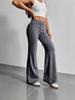 2025 Autumn European & American Women's High Waist Drawstring Flare Pants