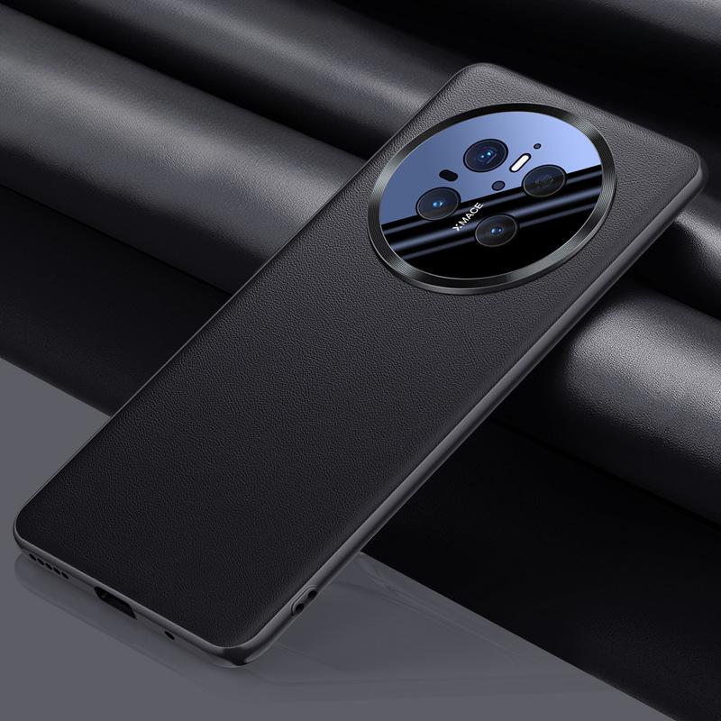 Suitable for Huawei Mate70pro Mobile Phone Case High-end Huawei Full-inclusive Anti-fall Mate70 Simple Business Leather Case