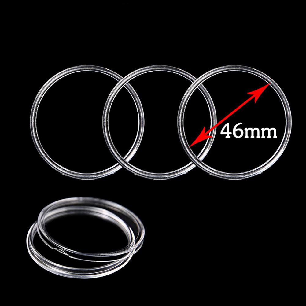 Adjustable Coin Case Coin Capsule Case Home Display Diameter - 46mm 1.8in Snug And Secure Fit Crescent-shaped Opening