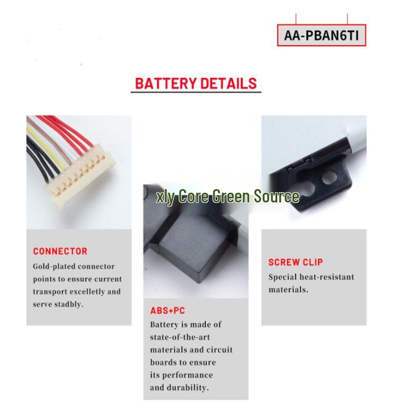 Compatible Battery for Samsung AA-PBAN6TI PBAN6TI BA83-02026A HQ8X13LB02AD