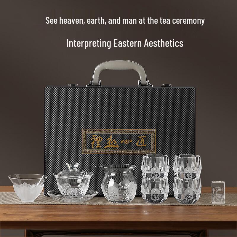 

MULTIPOTENT ROLANDA Series Crystal Glass Kung Fu Tea Set