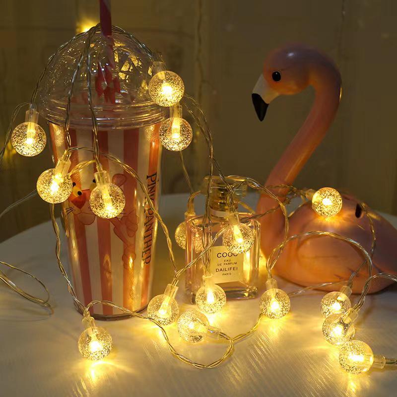 LED Bubble Round Ball String Lights - Festive Wedding & Party Decor