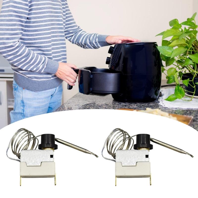 Electric Fryers Thermostat with 240℃ Limit and Overheat Protection Temperature Control Thermostat Enhanced Safety