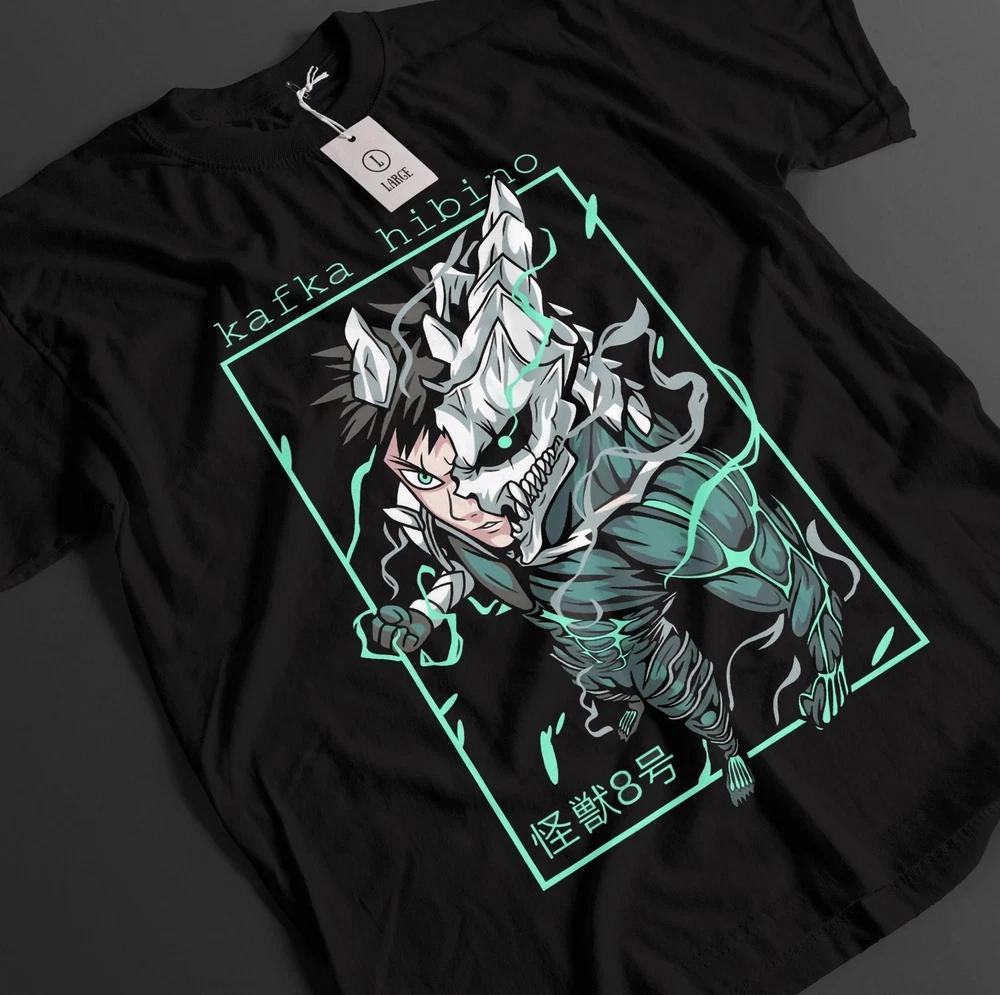 Anime Kaiju No 8 Kafka Hibino Green Black TShirt Gift For Otaku S