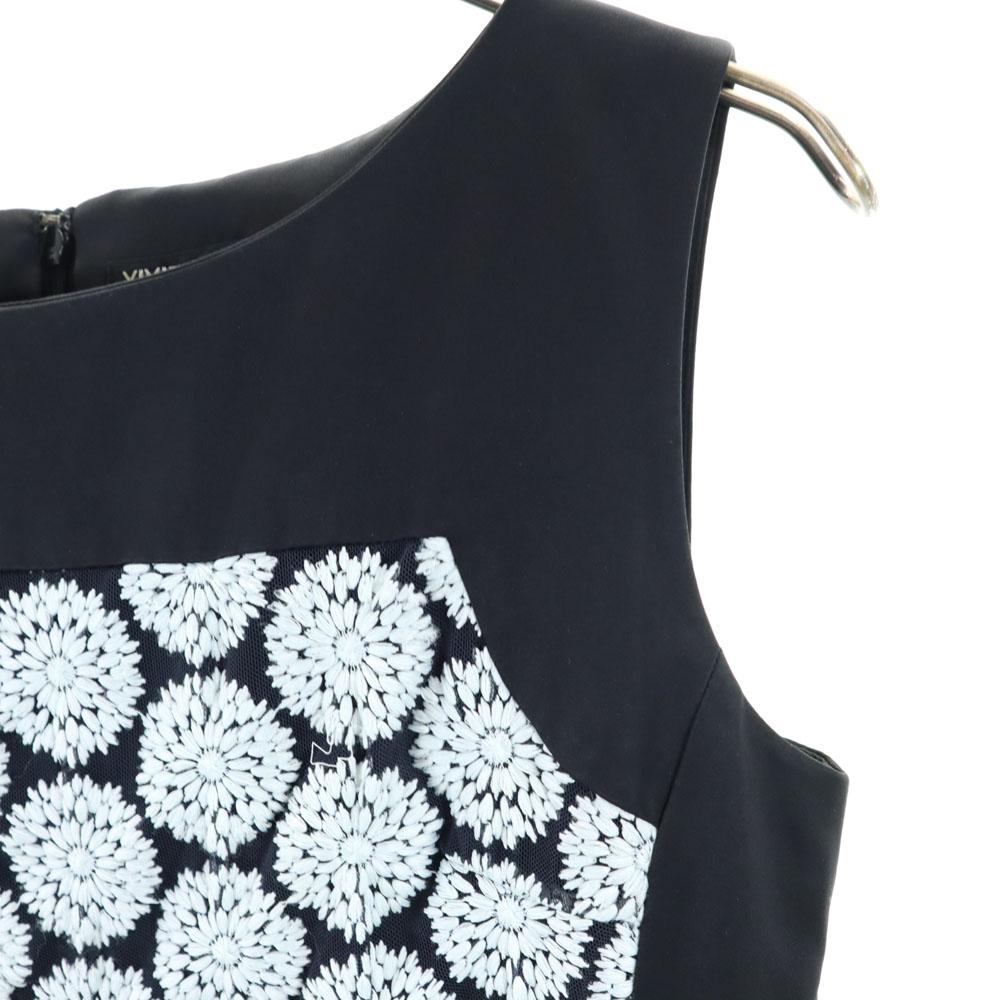 Vivienne Tam No Sleeve One Piece Black Women Used