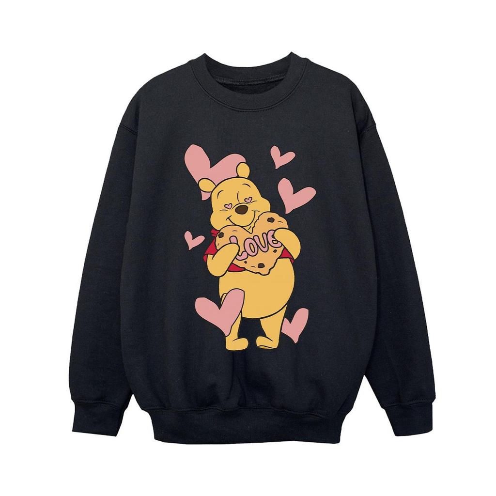 Winnie the Pooh Boys Love Heart Cookie Sweatshirt