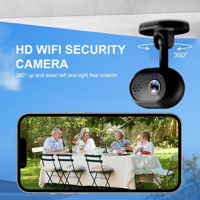 Kamera WiFi HD 1080P posiada alarm wykrywania ruchu, interakcję głosową i funkcje widzenia w nocy, umożliwiając monitorowanie w czasie rzeczywistym.