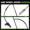 4 Pcs Front Rear Left Right ABS Speed Sensor 34526762465 34526762466 for BMW E81 E82 E87 E88 E90 E91 E92 E93 120i 320i 330i New