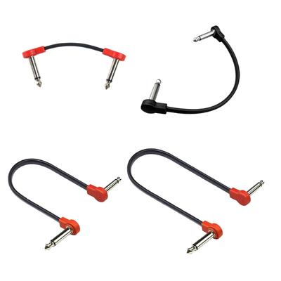 Professional Guitar Patches Pedal Low Noise Quality Guitar Patches Cable Right Angle 6.35mm Guitar Effect Pedal Cables
