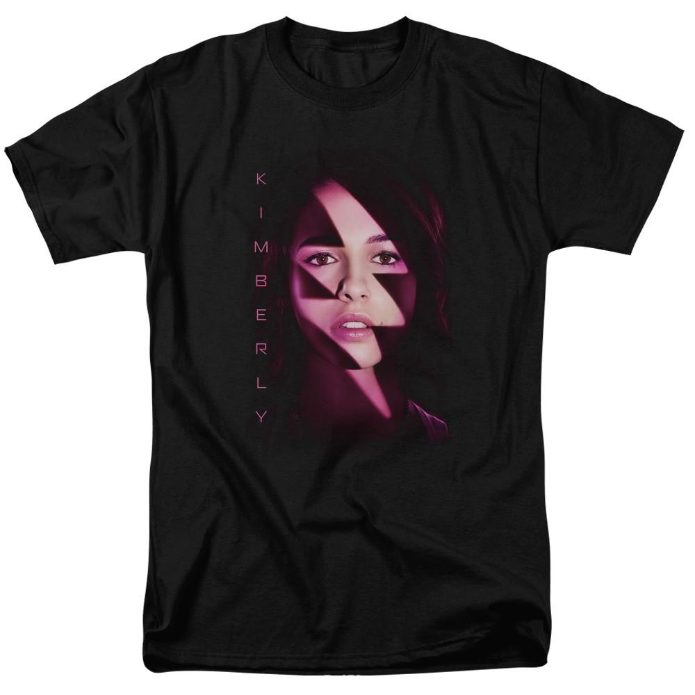 Power Rangers - Kimberly Bolt - Adult Unisex Short Sleeve T-Shirt - Black M