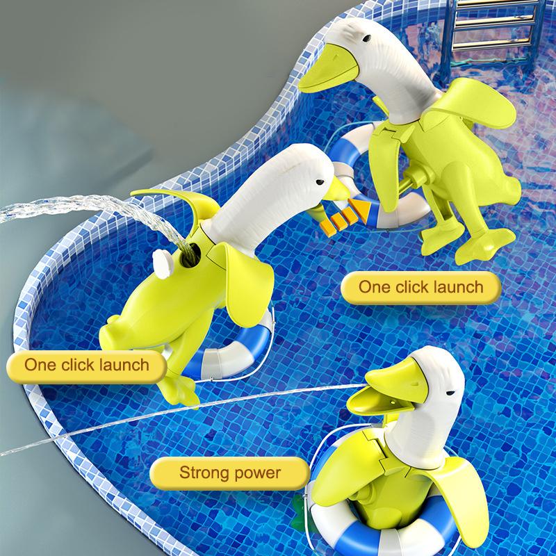 

Fun Cute Banana Duck Water Spray Toy Summer Outdoor Beach Water Fighting Toys Baby Children Bath Water Toys For Kid Gifts