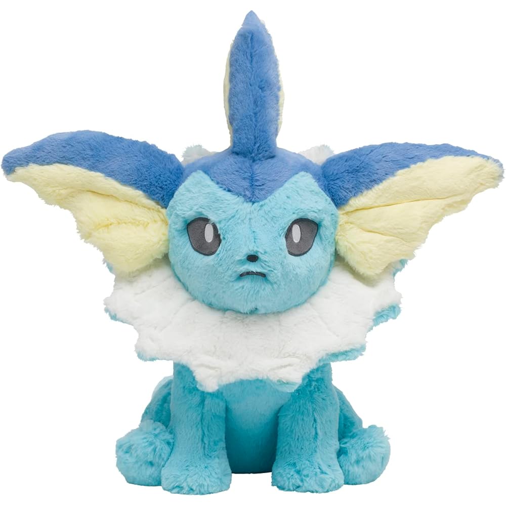 Pokemon Center Original Fluffy Plush Toy Vaporeon 42 x 47 x 46 cm
