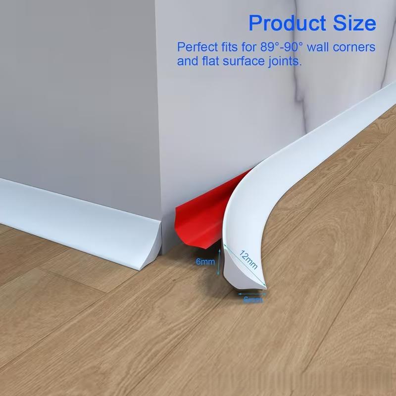 

1pc 3/5/6m Self-adhesive Trim Soft Line Ceiling Strip Self Adhesive DIY Molding Edge Decorative Strip Kitchen Bathroom Window 3meters