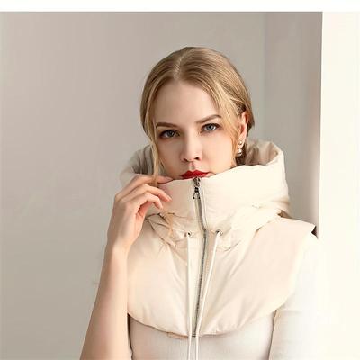 Outdoor Windproof Cape Fake Collar Stylish Hooded Windbreaker with Detachable Fake Collar Shawl with Integrated Winter Hat