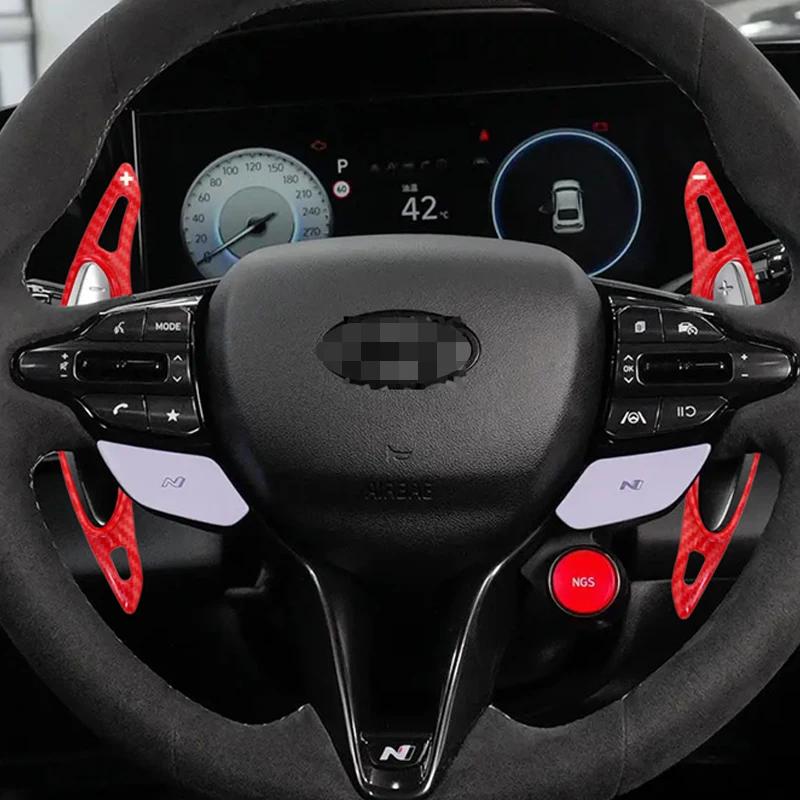For Hyundai I20 I30 N Line Veloster KONA N Elantra Avante GT N-line CN7 Car Steering Wheel Paddle Shift Extension DSG