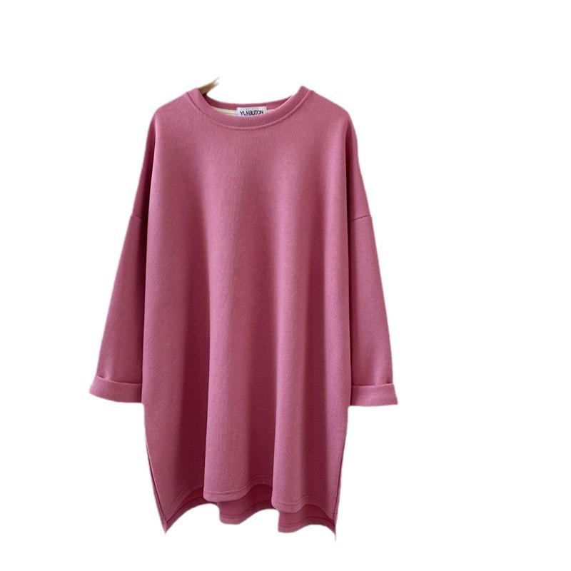 2023 Autumn/Winter Loose Long-Sleeve Maternity T-Shirt for Women