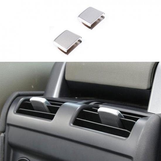 Fit For Defender 110 90 - ABS Silver Rear AC Outlet Adjusting Rod Trim