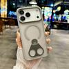 iPhone17Air Double Ring 360 Magnetic Stand Frosted Apple 16ProMax Protective Case