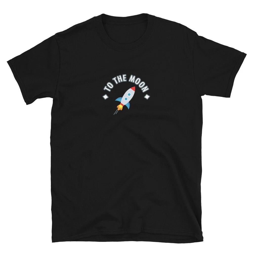 Stocks to the Moon WSB T- Shirt stock trader gift tee S