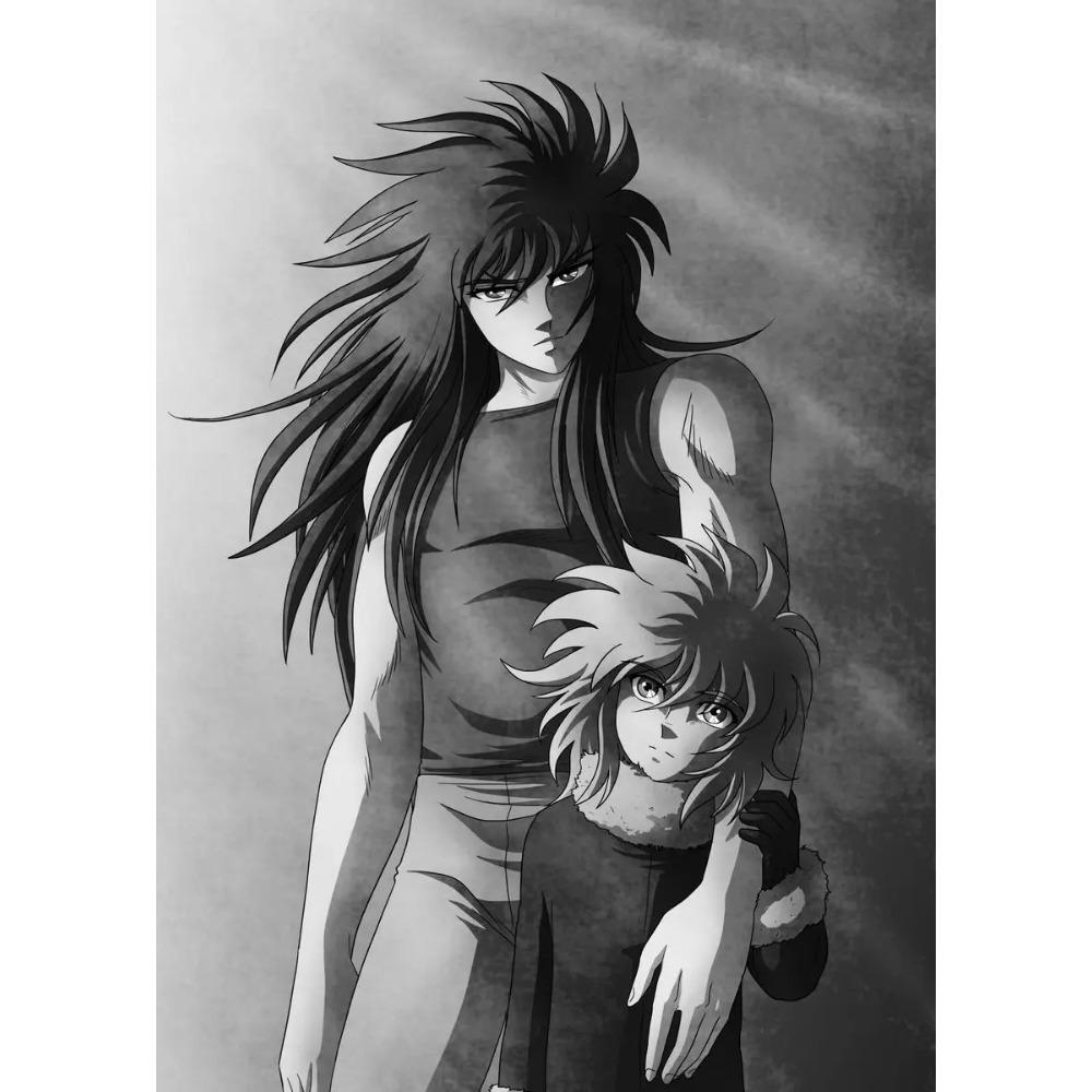 Japanese Anime Zodiac Saints Pop Classic Saint Seiya Rozan Dragon Art Poster Canvas Painting Wall Prints Picture Room Home Decor