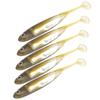 5pcs Artificial Fishing Bait Soft PVC Paddle Tail Shad Fish Lures Fish Tackle Accessory