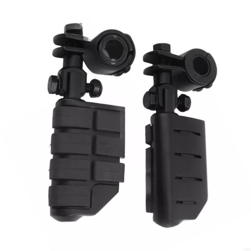

28GC Heavy Duty Adjustable Foot Pegs 270 Degree Adjustment for Bike 883 Use чорний