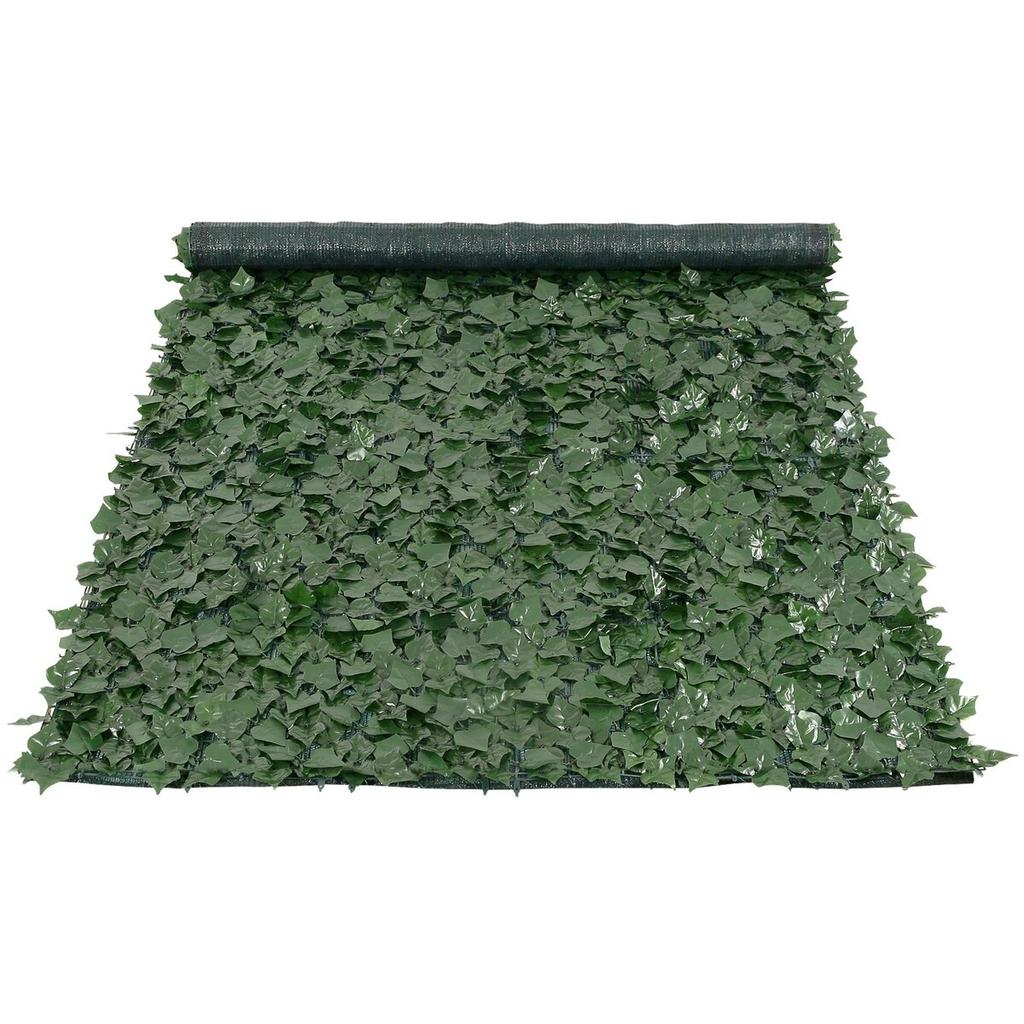 Ivy Privacy Fence, 1.5 X 3m Artificial Green Wall Screen, Greenery Ivy Fence with Mesh Cloth Backing and Strengthened Joint, Faux Hedges Vine Leaf