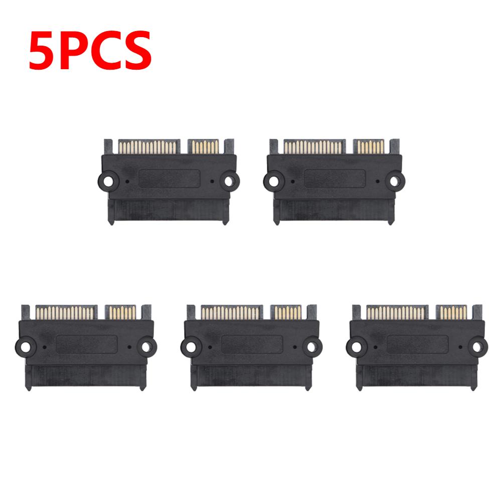 1-30PCS SATA Male To Female Power Data Converter 22Pin 7+15 Male To Female SATA To SATA Converter SATA To SATA Adapter