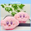 Coin Plush Kirby Purse Keychain Star Eye Embroidery Design For Gift Kids