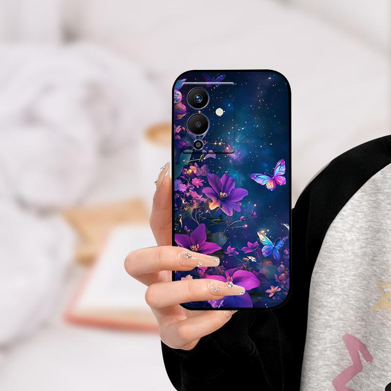 Für infinix NOTE 12 PRO 5G Hülle X671B TPU Wolf Katze Silikon Stoßfänger Abdeckung für Infinix Note 12 Pro 5G Handyhülle Note12 Pro 5G