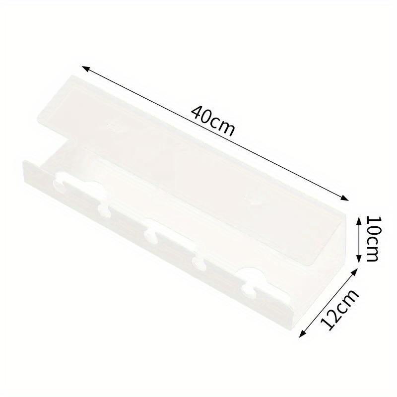 

Прокладка кабелей под столом Кабельный лоток под столом с зажимом Держатель шнура удлинителя без сверления Прочный вместительный комплект поставки белый