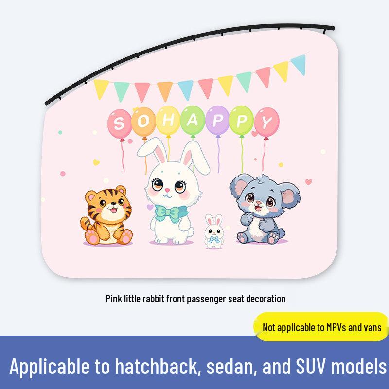Car Window Sunshade: Sliding Rail Curtains for Baby Sleep and Interior Privacy.