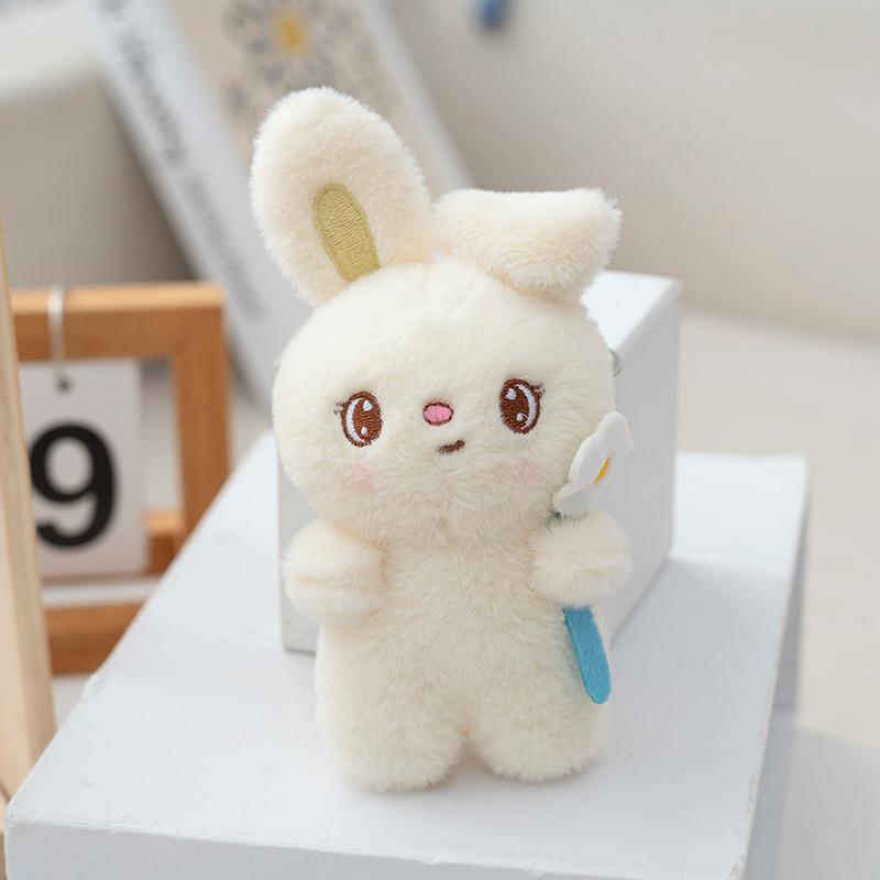 Keychain Plush Rabbit Backpack With Soft Stuffed Animal For Decoration Kids