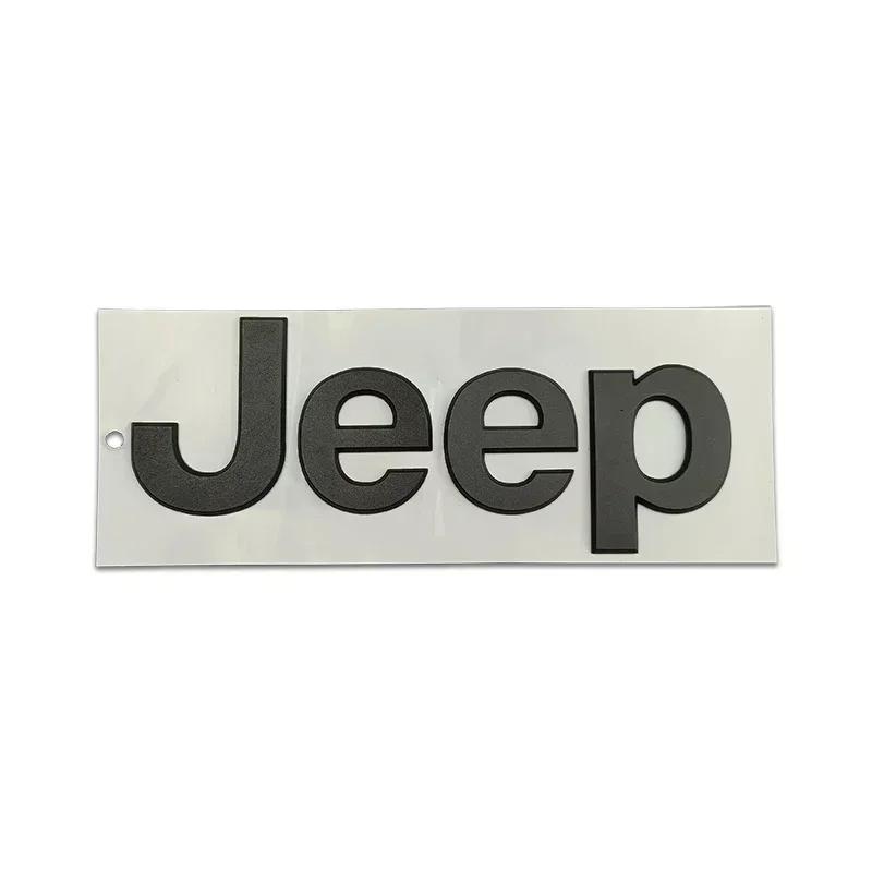 ABS Car Front Emblem for Jeep Grand Cherokee Commander Renegade Liberty Compass PatriotWrangler Tj Jk Trunk Decoration