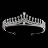 DIEZI Elegant Luxury Girls Crystal Bridal Tiara Crown Birthday Party New Fashion Bride Queen Headbands Hair Jewelry Accessories