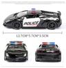 Boxed 1:36 Alloy American Mustang Rambo Police Car Toy Model for Kids