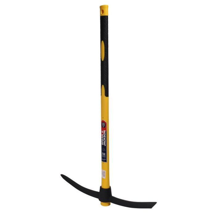 Pioche terrassière - SPEAR &amp; JACKSON - 2,5 kg - tête en acier forgé trempé - manche trimatière