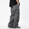 Japanische Herren Übergroße Y2K Casual Sommer Fallschirmhose Weite Beinhose Baggy Cargohose Herren Jogginghose Sport Koreanische Kleidung