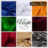moonfarm Premium Velour 16 Colors 2m x Wide Fabric, Available, 1.5m (Cherry Pink)