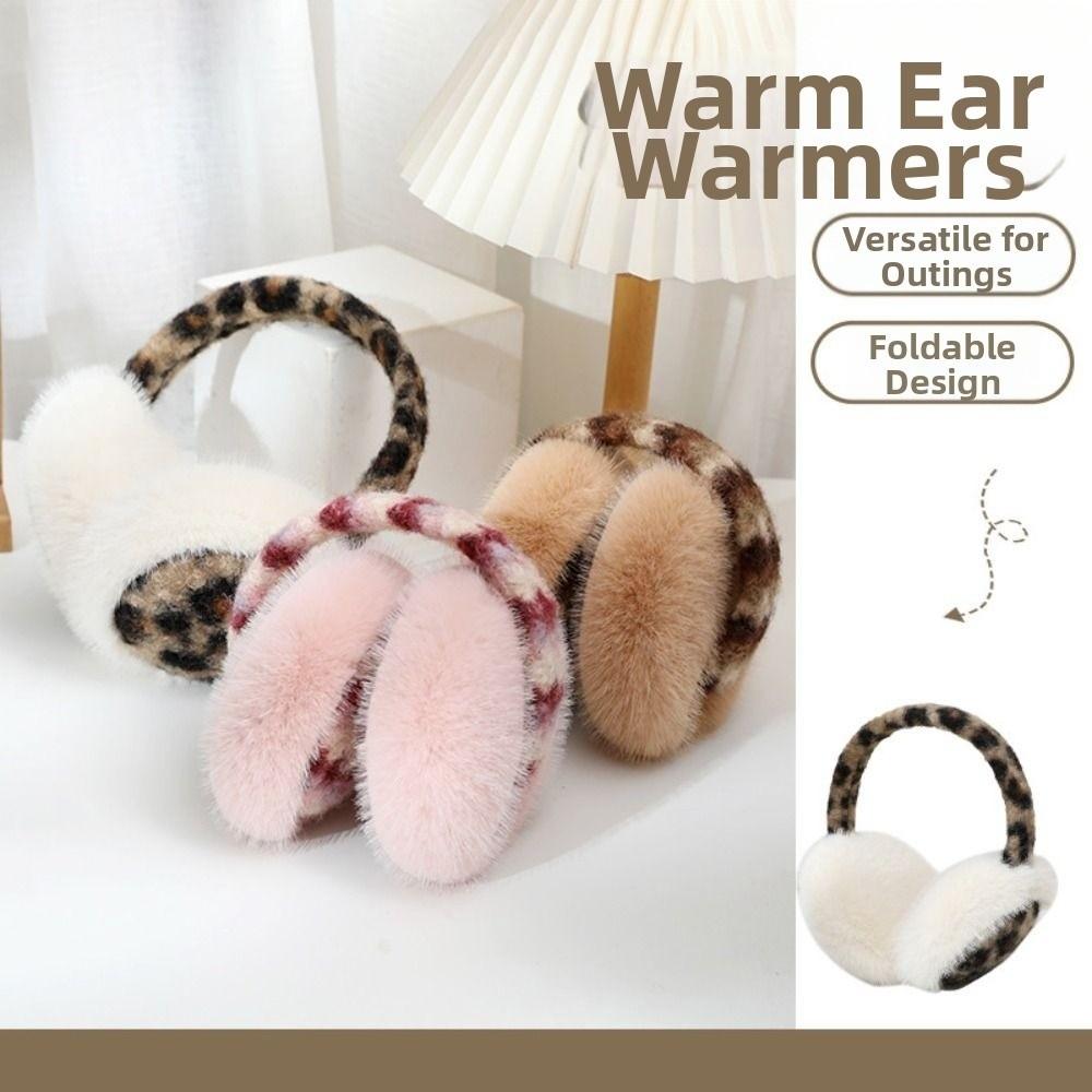 Foldable Warm Earflaps Thicken Cute Ear Cover Comfortable Cold-proof Ear Mask  Skiing