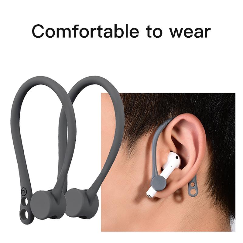 Ochronne zaczepy na uszy Zaczepy z bezpiecznym dopasowaniem do słuchawek Airpods Akcesoria do bezprzewodowych słuchawek Apple Sportowy zaczep na ucho zapobiegający zgubieniu