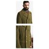 Men's Clothing British Mid to Long Length Long Sleeved Woolen Coat Jacket
