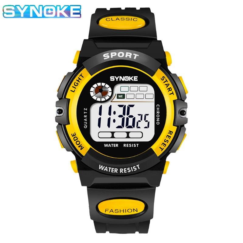 Top Brand New Electronic Watch Sports Waterproof Men's and Women's Students Explosive Watch