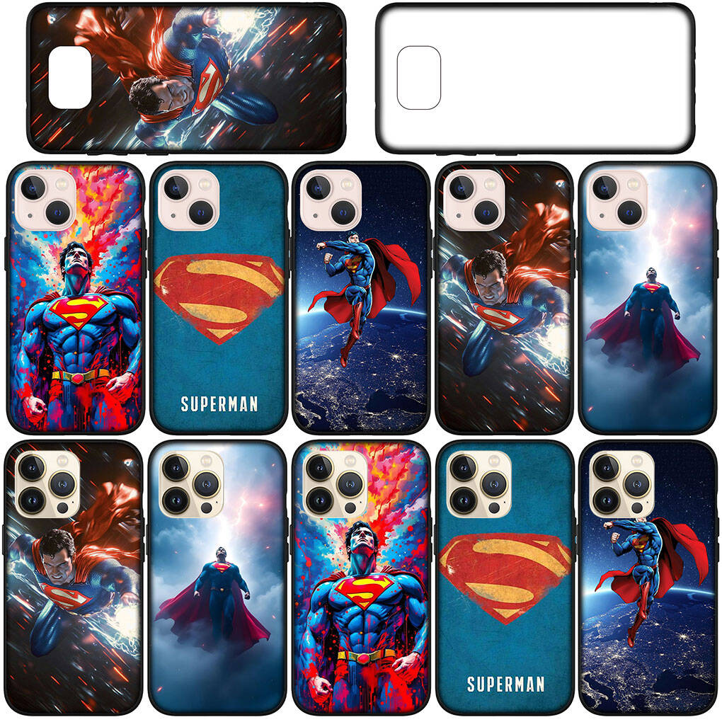for iPhone 17 16 15 Xiaomi Poco F7 F8 X7 X6 C85 C75 C71 M8 Redmi Note 14 13 12 11 Pro Max 14C 13C 15C A3 A4 Phone Case Movie Super Hero Supermans Man
